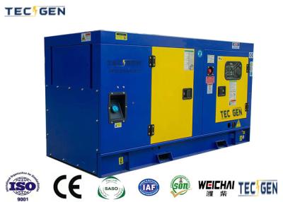 China 1800rpm 20kW Silent Genset Super Silent Weichai Generator Standby For Commercial Buildings zu verkaufen