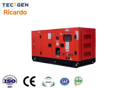 China Single Phase 24kW Ricardo Genset With Soundproof Canopy Backup Use Only for sale