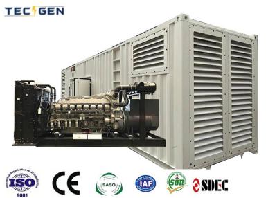 Κίνα Heavy duty 1600kW genset SDEC diesel generators with 40ft container silent canopy outdoor use προς πώληση