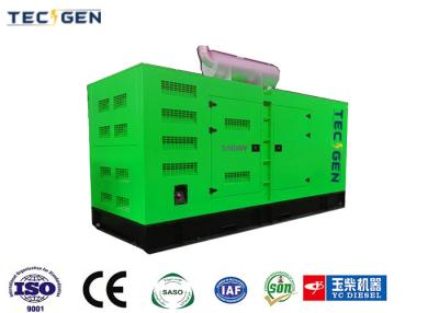 China Silent type 550kW generator set Yuchai diesel gensets for commercial buildings use Te koop