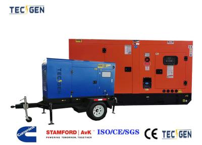 China 1800rpm 45kVA generating set silent Cummins genset option with mobile type for easy movable for sale