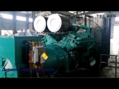 Industrial Cummins Diesel Generators 800kW 1100kVA Three Phase Silent Type