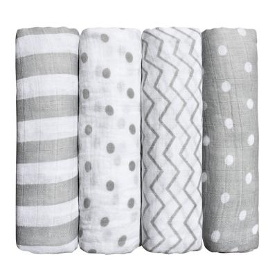 China Plain Cotton Bamboo Wrap Muslin Baby Wrap Wrap for sale