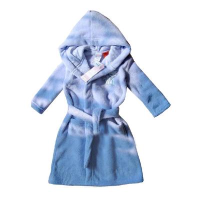 China Plus Size Soft 100% Cotton And Satin Cute Baby Hooded Bathrobes With Hood for sale