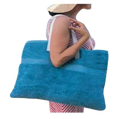 China Compressed Beautiful Luxurious Women Terry Towel Rectangular Carry Bag for sale