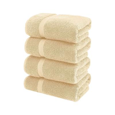 China Logo Towel White Classic Luxury Large Cotton 700 GSM Absorbent Hotel Bathroom Towel for sale