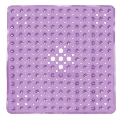 China Amazon Popular 53 * 53Cm Bathroom Slip Non Mat Bubble Leakage, And Bottom With Suction Tub Mat for sale