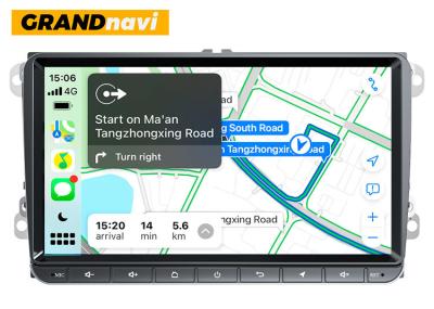 Cina stereotipia Volkswagen a 9 pollici Skoda Octavia Stereo dell'automobile di Touran Android di golf 4G in vendita