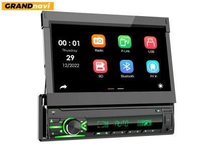 China Rückziehbare 7-Zoll-Single-Din-Auto-Radio Android-Auto-Head Unit zu verkaufen