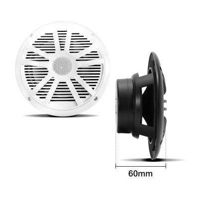 China 6.5 inch Boat Stereo Speakers 2 Way White 120W Marine Speaker for Boats ATV UTV SxS Powersport for sale