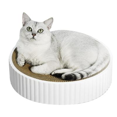 China Amazon Newcomer Viable Pet Toy Round Shaped Cat Scratching Toy Cat Scratcher Pet for sale