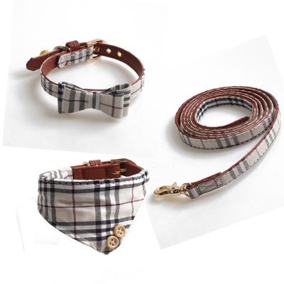 China Amazon Best Selling Thoughtful Pet Leash OEM Customized Adjustable Dog Leash And Collar Set Removable Dog Collar Leashes for sale