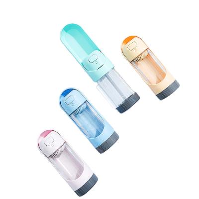 China Viable Hot Sale ABS Plastic Portable Pet Water Bottle Amazon Dog Lightweight Portable Collapsible Water Bottle for sale