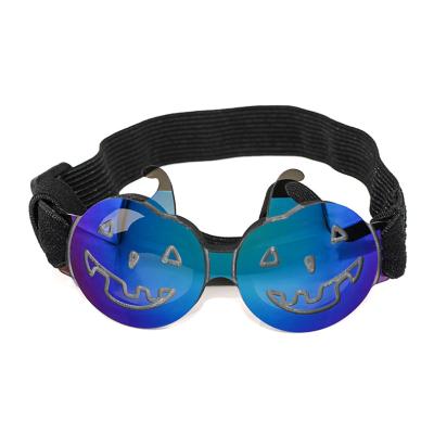 China Daily-Use Funny Style Trick Or Treat Viable Anti-UV And Pet Cat Sunglasses Halloween Cosplay Wind Dog Accessories for sale