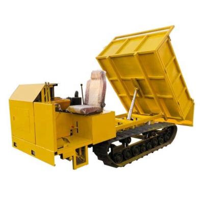 China Track Crawler Carrier Hydraulic Self-unloading Rubber Dumper Truck for sale