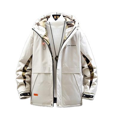 China Wholesale Waterproof Light Down Jacket High Performance Men's Outdoor Jackets Sublimated Long Down Jacket For Men for sale