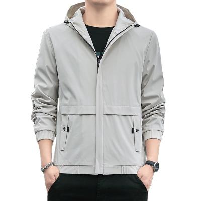 China New Arrival Reversible 100% Polyester Jacket With Hat Mens Spring Baseball Jacket for sale