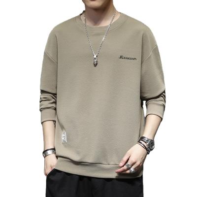 China 100% Polyester Casual Custom Wholesale Pullover Long Sleeve T-Shirt Men QUICK DRY & Viable American Print Long Sleeve T-Shirt for sale