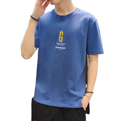 China Anti-Wrinkle New Arrival Style Casual Slim Polyester T-shirt Men's Short Sleeve 100% Cotton for sale