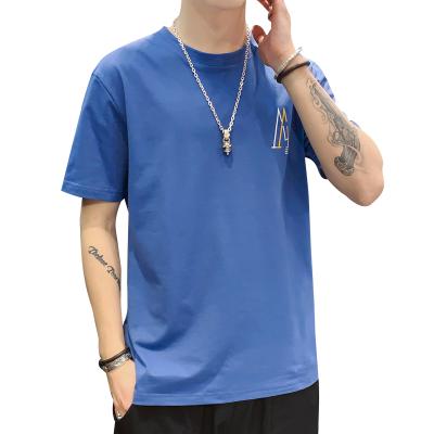 China Summer Men's Casual Short Sleeve Sale Anti-Wrinkle Men's Sleeve Top Thin Slim Style T-shirt For Men for sale