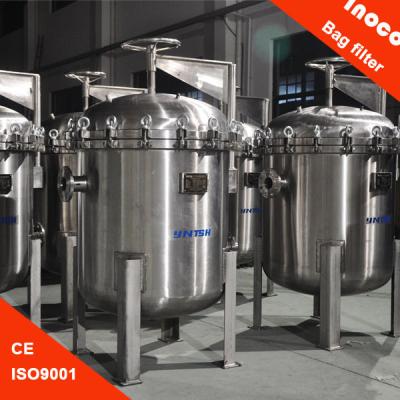 China BOCIN Industrial Carbon Steel Multi-bag Filter Housing For Liquid Oil Filtration for sale