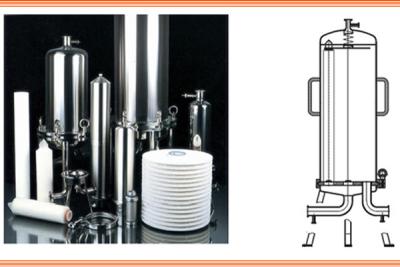 China Alojamentos de filtros industriais de aço inoxidável do cartucho de BOCIN SS para a filtragem líquida à venda