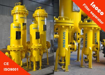 China BOCIN Natural Gas / Fuel Gas Separating , High Precision Liquid Gas Filter Separator for sale