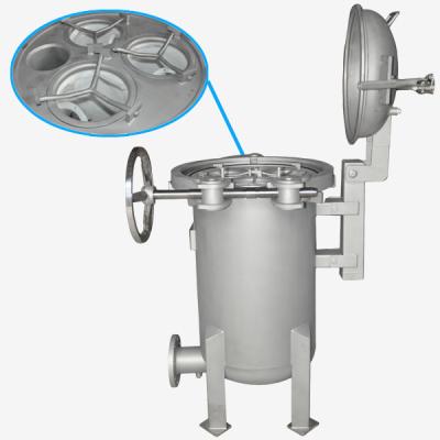 China BOCIN Stainless / Carbon Steel Bag Filter Housing , Quick Open Multi-bag Filter INOCO BF Serial for sale