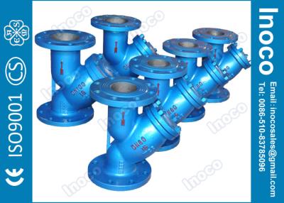 China BOCIN Pre Filter Y Welding Flange Strainer Liquid Water Purification 50um / 150um for sale