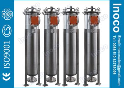 China BOCIN Stainless Steel Bag Filter Housing For Solid Impurity Filtration From Industrial Water for sale