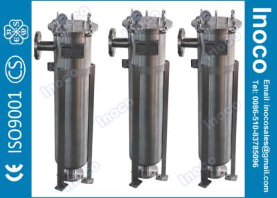 China BOCIN Water Treatment Bag Filter Housing Stainless Steel For Liquid Purification for sale