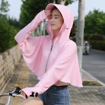 China Long Sleeve Sun Hat Summer Clothing Leisure Silk Sun Hat Female Anti-ultraviolet Sun-Protector Sunscreen Clothing for sale