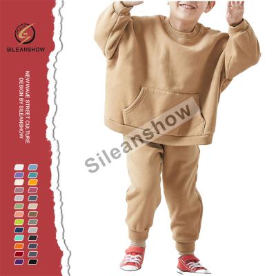 China Breathable Knee Length Hoodie And Jogger Sets Kids Jumpers Factory Made Hoodies for sale