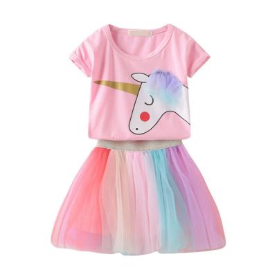 China Breathable Custom Hot Extended Unicorn Kid's Superior Novelty T-Shirt for sale