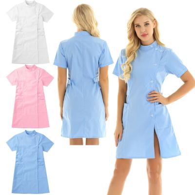 China Hospital Medical Hospital Scrubs Set Nurses Doctor Work Women Coat Uniform Dress Clothes for sale