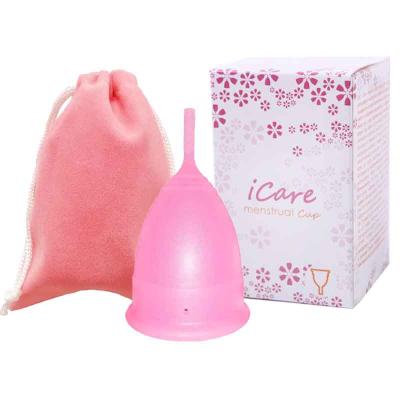 China 100% Organic Eco-friendly Silicone Flex Menstrual Cup In Qatar Silicone Menstrual Cup Natural Rubber Woman Medical Enough For Lower Cervix for sale