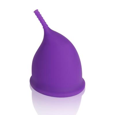 China Eco-Friendly Custom Made S & L 100% Reusable Medical Grade Silicone Safe Lady Menstrual Cup for sale