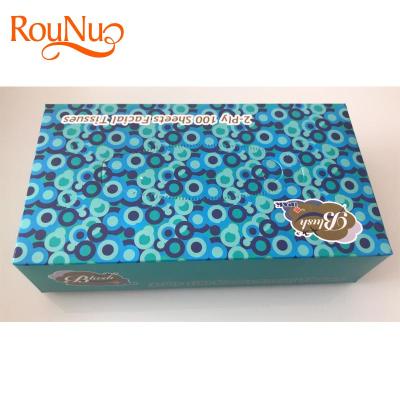 China RouNuo Eco-Friendly Porcelain Customized Food Grade Box Tissue Packaging Tissue Paper For Hallway for sale