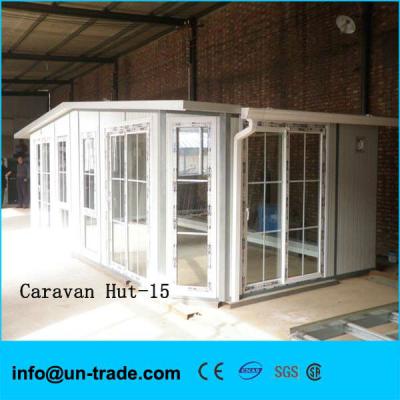 China Strong With Expandable Low Cost Prefab Caravan Hut for sale