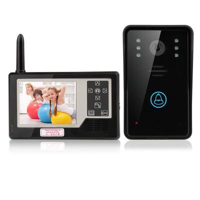 China Home Security 2.4G Wireless Video Door Phone Intercom Doorbell Camera with 3.5