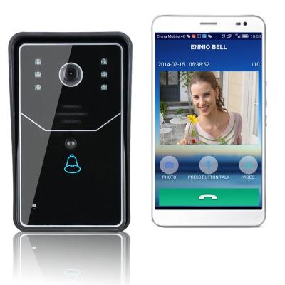 China wifi video doorbell wireless video doorbell intercom APP for Android and IOS wifi door phone TPWIFI001 for sale