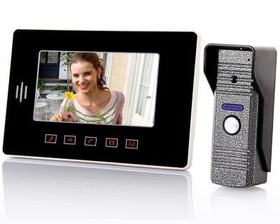 China ABS plastic & aluminum alloy 7 inch monitor video intercom for sale