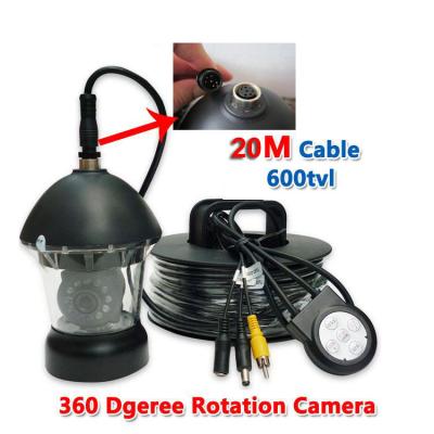 China Underwater Waterproof/Waterproof Fishing Video Camera 360 Degree Rotation with 20M Cable for sale