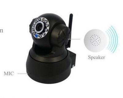 China Waterproof/P2P Wifi Radio IP Camera Network Mobile Cam View Plug-and-play Waterproof Iphone Android App Free Software Pan Tilt Audio for sale