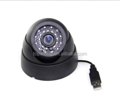 China Waterproof/Card Slot Security Micro USB Dome Camera H.264 Waterproof Security Camera SD/TF DVR USB 0.3MP Home for sale