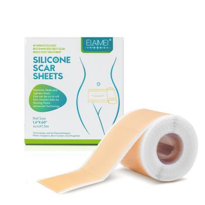 China Private Label 1.5m Silicone Scar Remover Roll Acne Skin Care Removal Scar And Stretch Marks Removal Treatment Medical Silicone Scar Sheet for sale