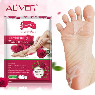 China 100% Logo Peeling Exfoliating Foot Mask Custom Natural Herbal Remove Dead Skin Cuticles Foot Peeling Natural Herbal Mask for sale