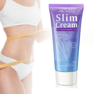 China ALIVER Natural Organic Diet Weight Loss Fat Burning Slimming Cream Hot Cream Weight Loss Workout Cream for sale