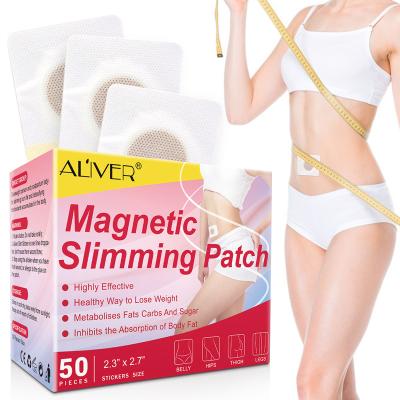 China ALIVER Weight Loss High Efficiency Slimming Belly Button Stickers Metabolize Fat Carbs Lose Fat Burning Weight Diet Patch for sale