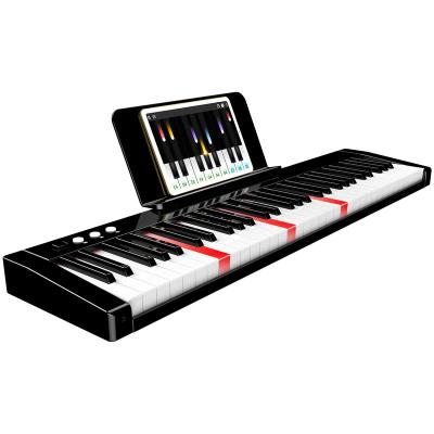 China TERENCE TS01 61 Key Multifunction Electric Keyboard Piano 1800mAh Battery Support Lit Keyboard and MIDI USB Interface 890*60*210mm for sale